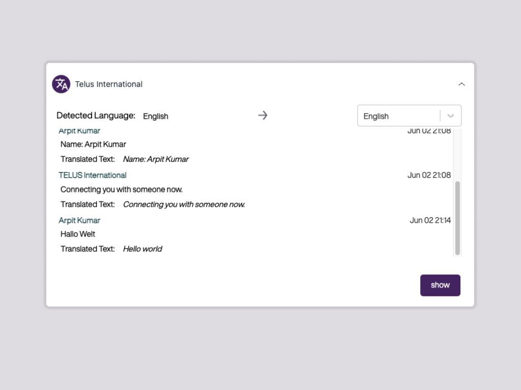 Language Translator screenshot 1